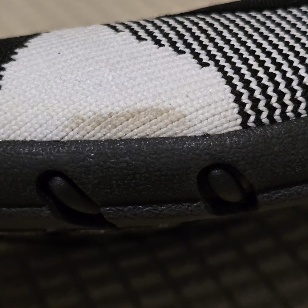 Skechers Black and White Slip-Ons - Picture 5 of 7
